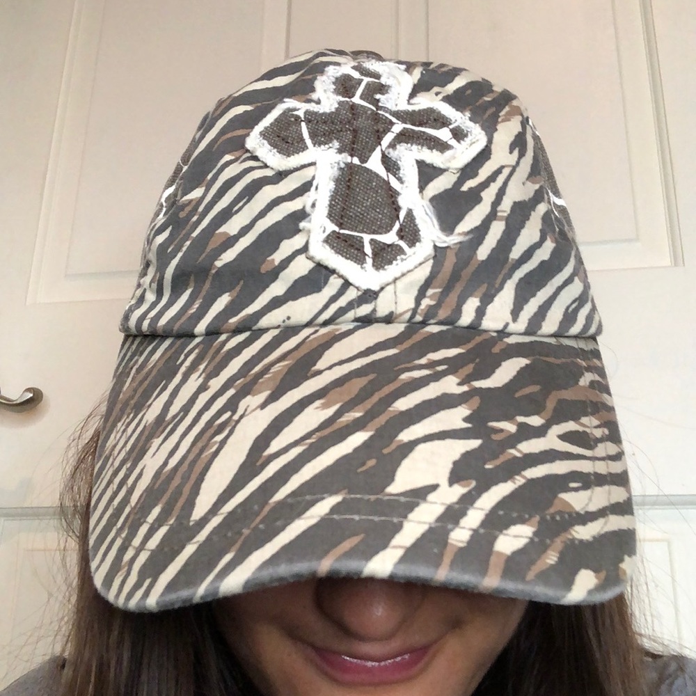 animal print Cross Baseball Cap